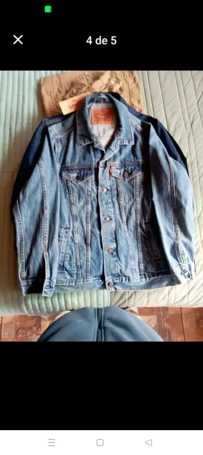 Chaqueta de mezclilla Levi's azul - miniatura 2