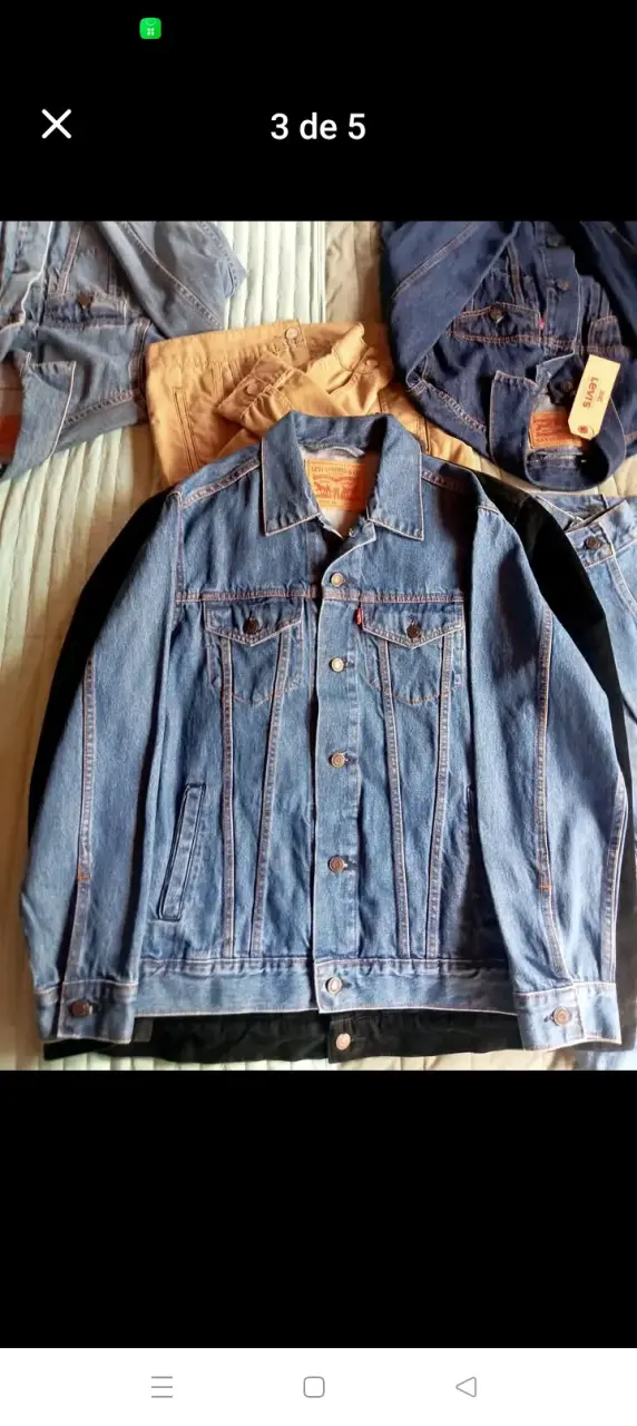 Chaqueta de mezclilla Levi's azul - 3