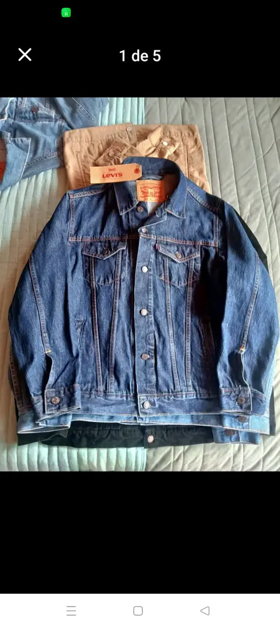 Chaqueta de mezclilla Levi's azul - 4