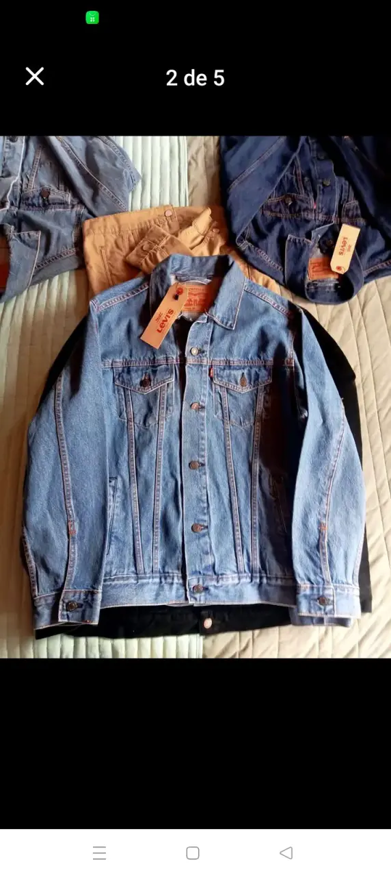 Chaqueta de mezclilla Levi's azul - 5