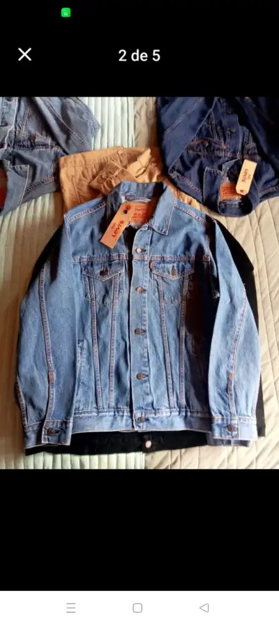 Chaqueta de mezclilla Levi's azul - miniatura 5