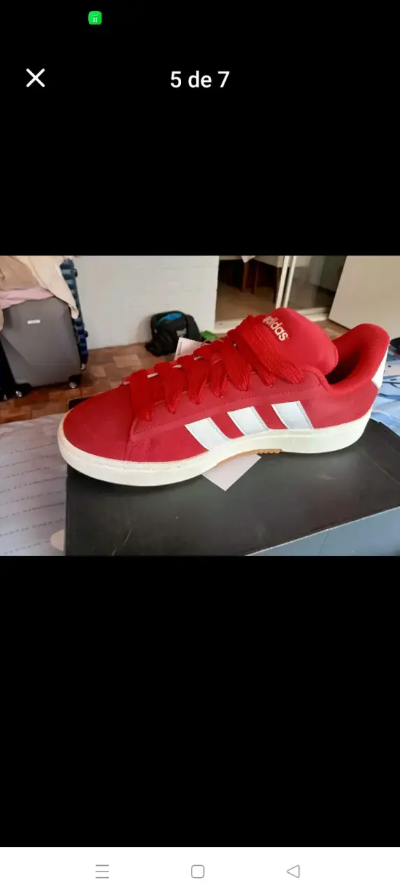 Zapatillas Adidas Grand Court Alpha Rojo - 3