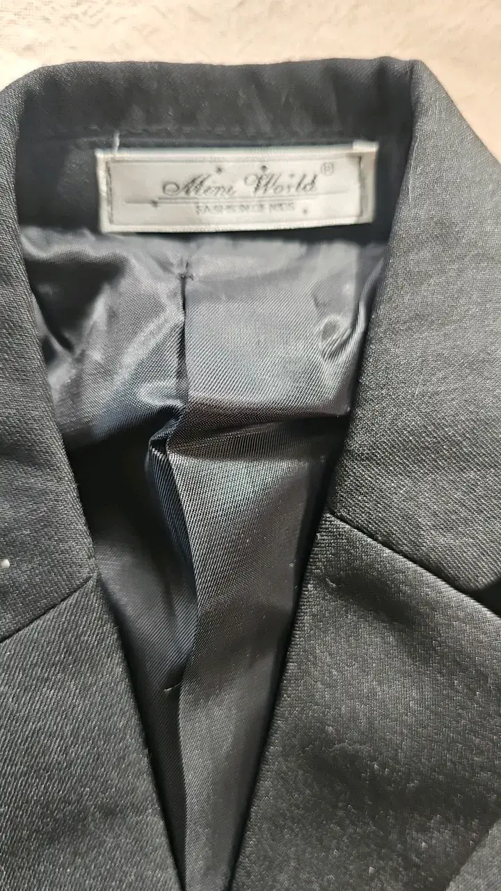 Traje formal 3 piezas para niño color negro - 2