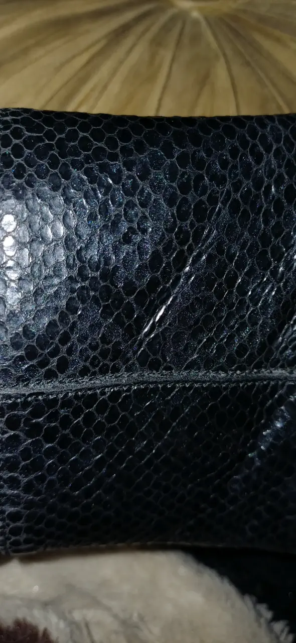 Botines de cuero negro con tacón para mujer - 6