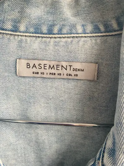Chaqueta de mezclilla azul claro Basement - miniatura 3
