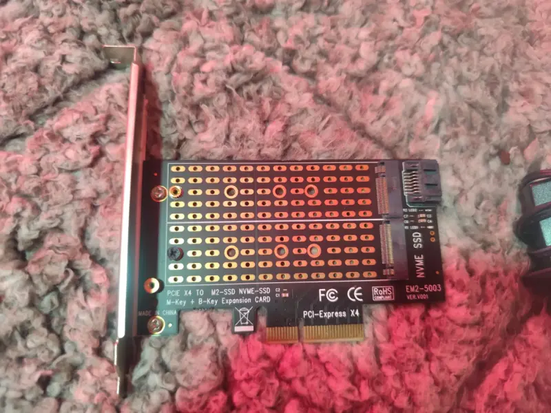 Tarjeta de Expansión PCIe a M.2 NVMe SSD