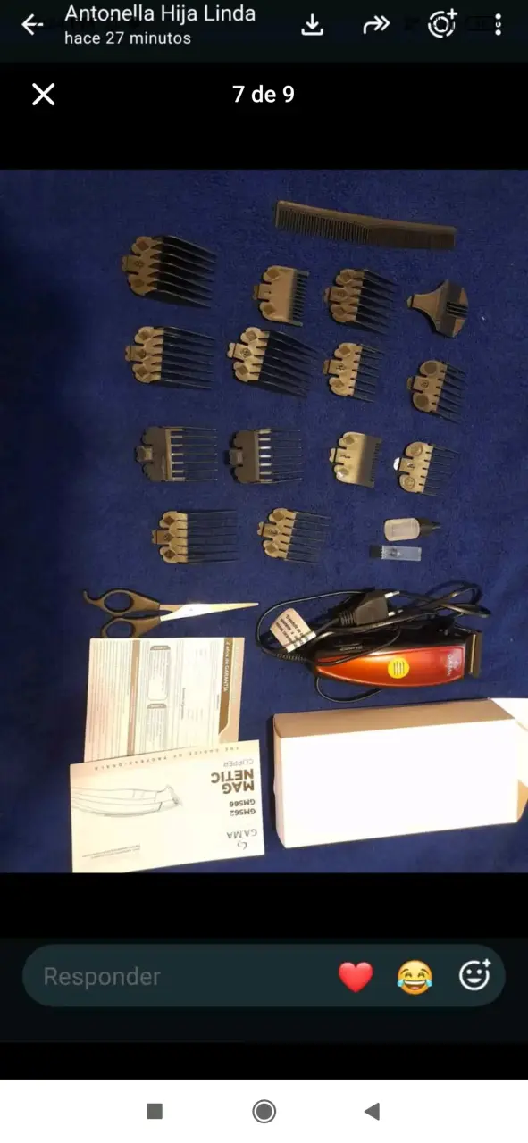 Cortadora de Pelo GA.MA Italy GM562 con 24 Piezas - 6