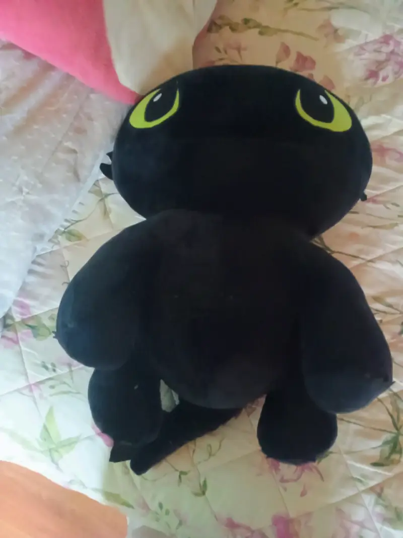 Peluche grande de dragón negro - 2