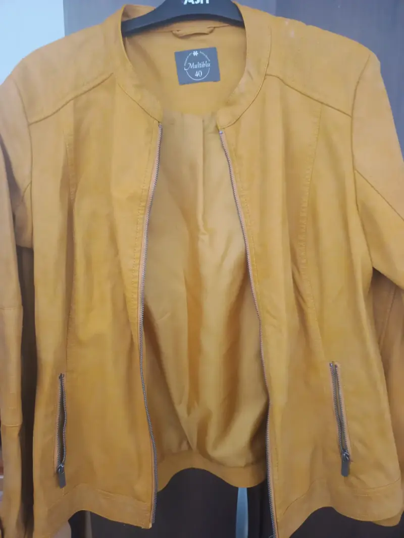 Chaqueta mostaza de mujer talla 40 - 5