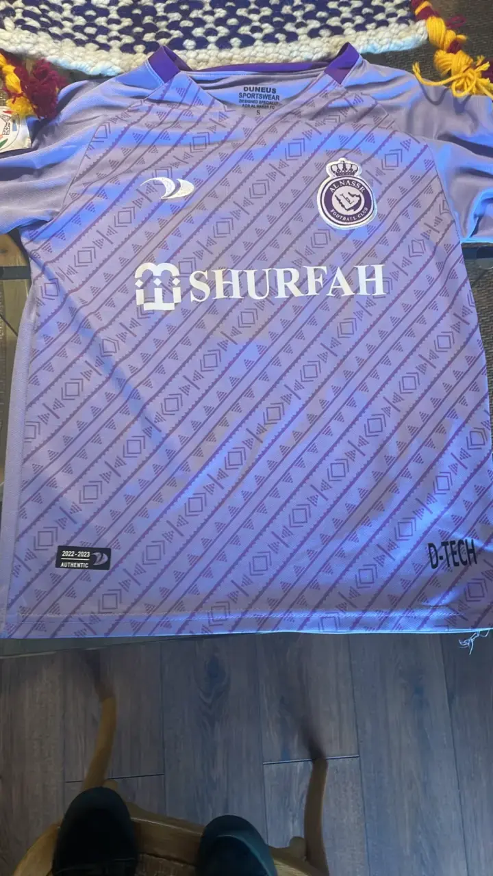 Camiseta Al Nassr Ronaldo 2022-2023 Morada - 1
