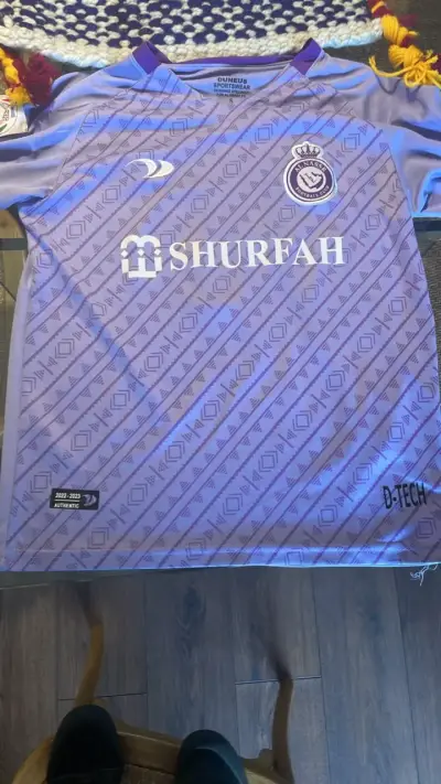 Camiseta Al Nassr Ronaldo 2022-2023 Morada - miniatura 1