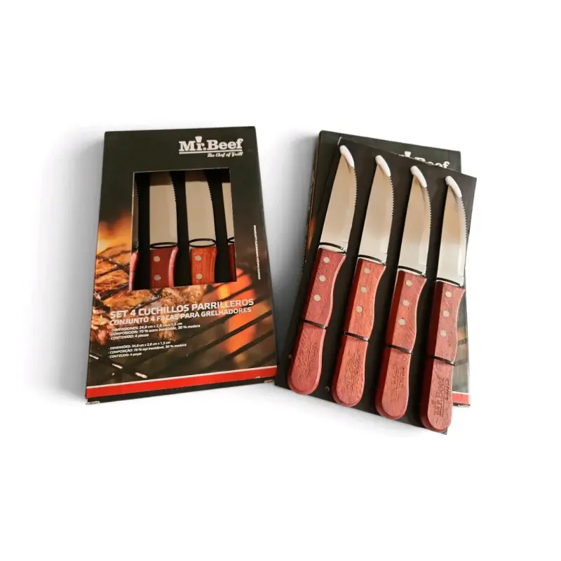 Set de 4 cuchillos parrilleros Mr. Beef - 2