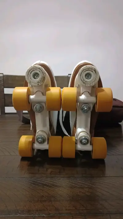 Patines de Cuatro Ruedas Blancos para Adulto - miniatura 2