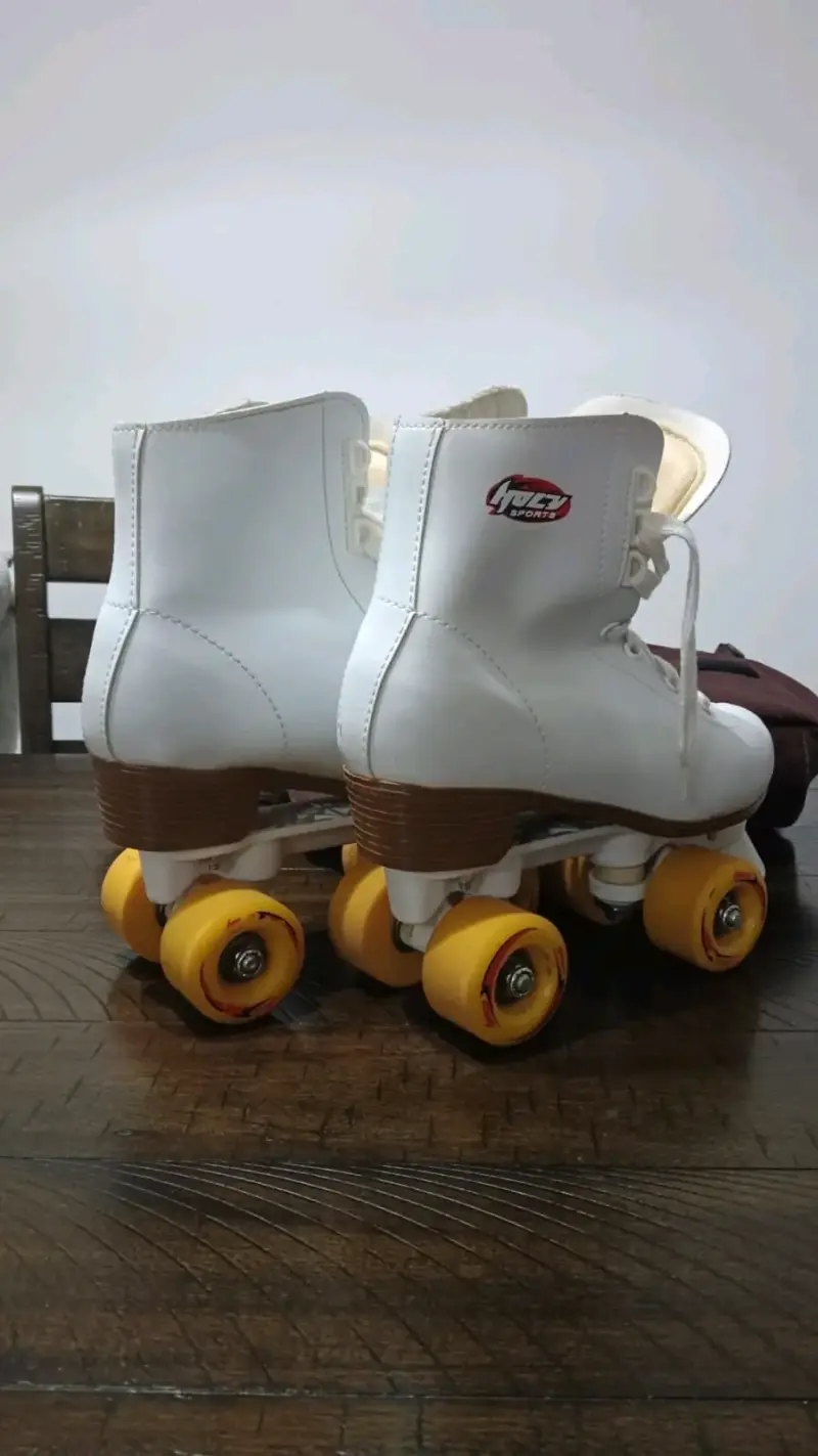Patines de Cuatro Ruedas Blancos para Adulto - 3