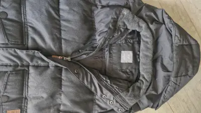 Chaqueta larga  negra hombre con capucha FIP - miniatura 4