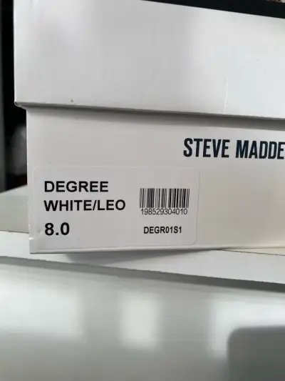 Zapatillas Steve Madden Degree White Leo para Mujer - miniatura 2