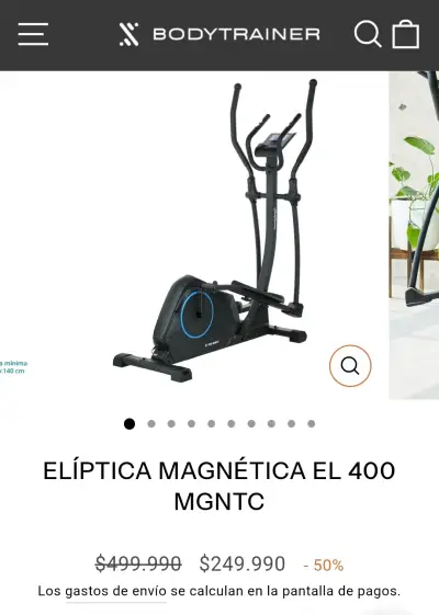 Elíptica Magnética Bodytrainer EL 400 MGNTC - miniatura 1