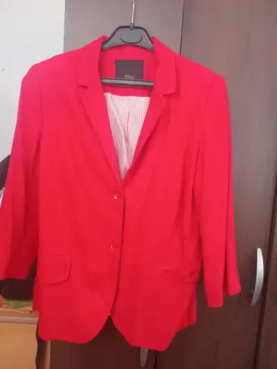 Blazer rojo para mujer Stefano Cocci - miniatura 1