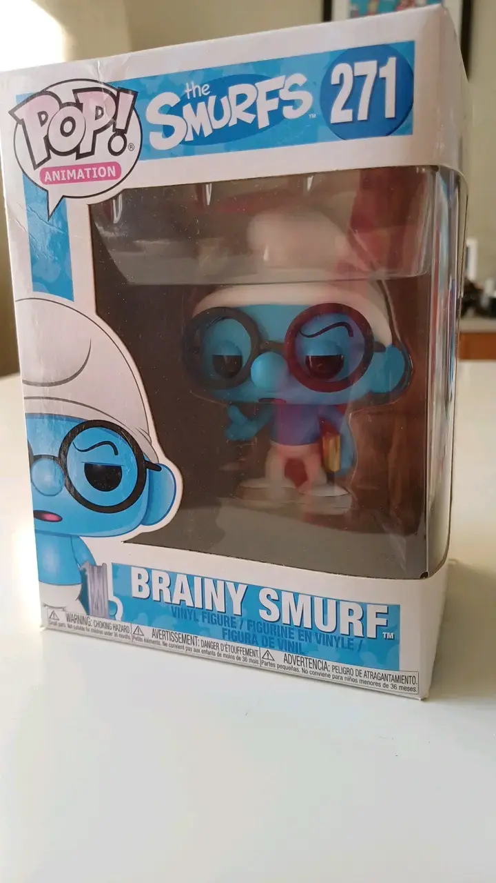 Figura Funko Pop Brainy Smurf Los Pitufos - 2