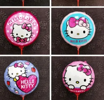 Globos redondos Hello Kitty Cinka - miniatura 2