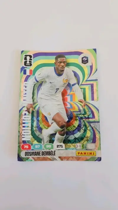 Tarjeta de colección Panini Ousmane Dembélé Edición Limitada - miniatura 1