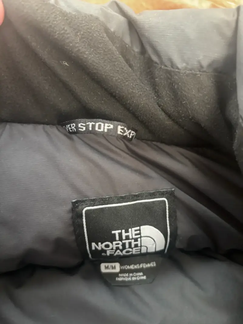 Chaqueta de plumas negra The North Face 700 - 2