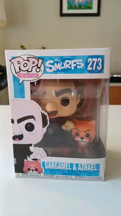 Figura Funko Pop Gargamel y Azrael de Los Pitufos - miniatura 1