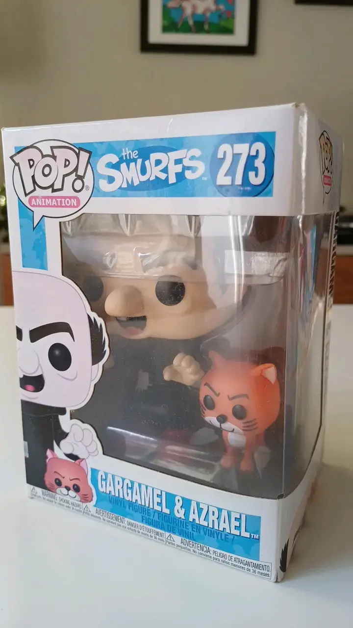 Figura Funko Pop Gargamel y Azrael de Los Pitufos - 2