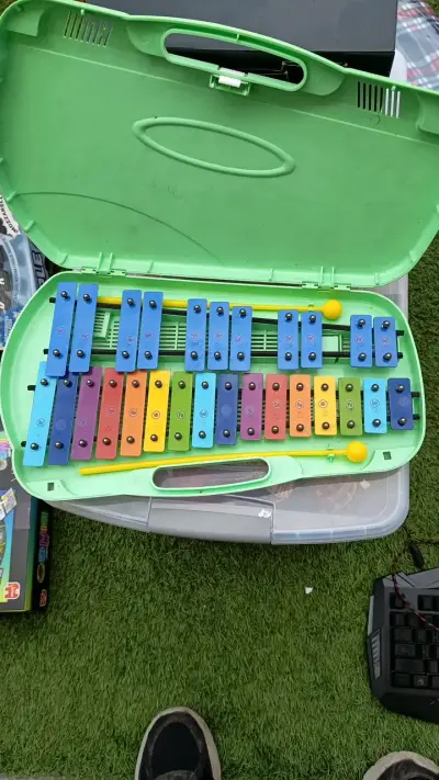 Xilófono infantil de colores con estuche - miniatura 1
