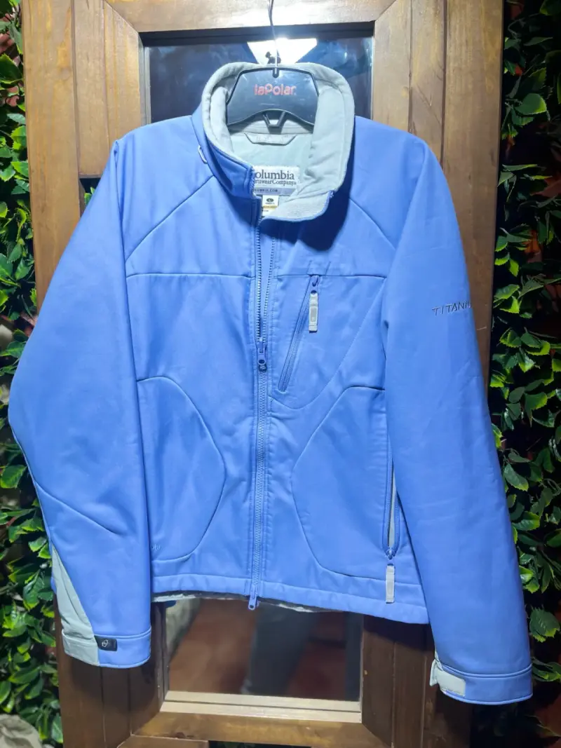 Chaqueta Columbia Titanium Softshell Mujer Azul - 3