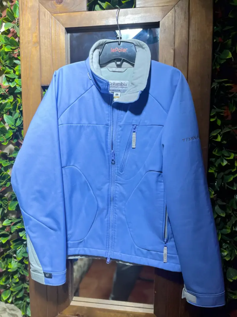 Chaqueta Columbia Titanium Softshell Mujer Azul - 4