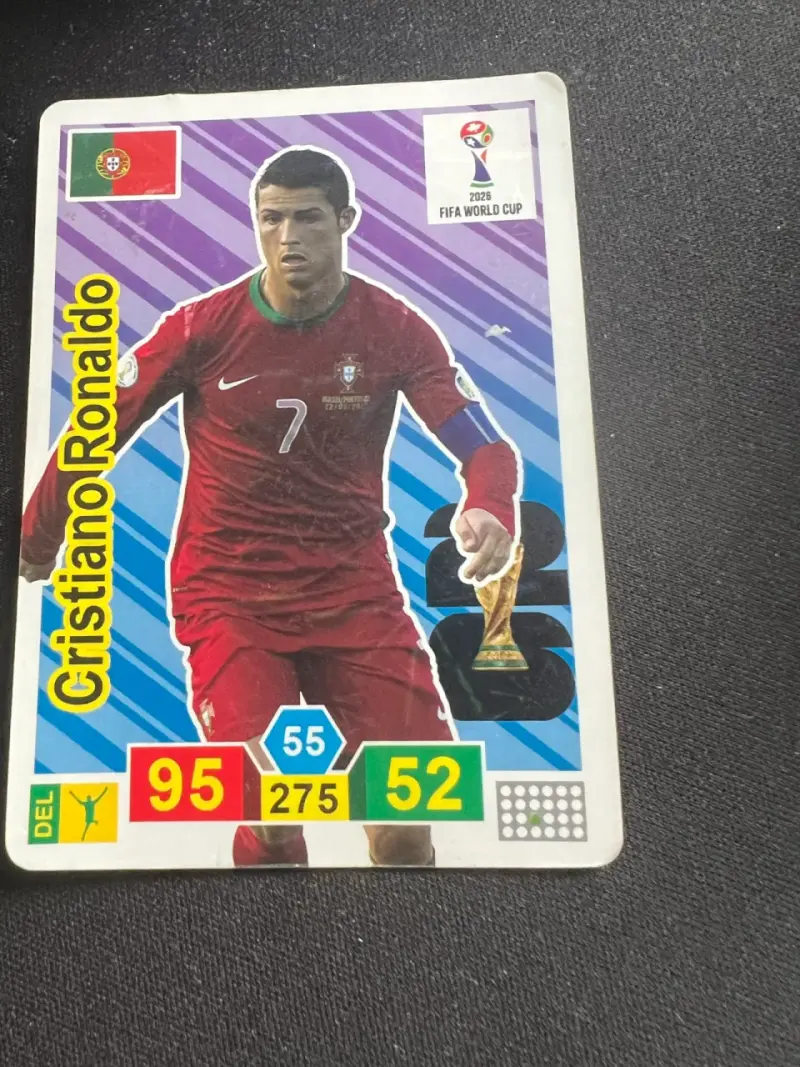 Lámina de colección Cristiano Ronaldo 2026 - 2