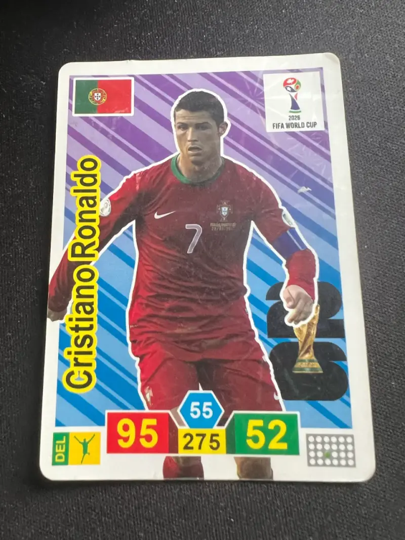 Lámina de colección Cristiano Ronaldo 2026 - 3