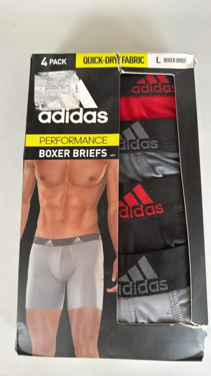 Pack de 4 bóxers Adidas Performance para hombre