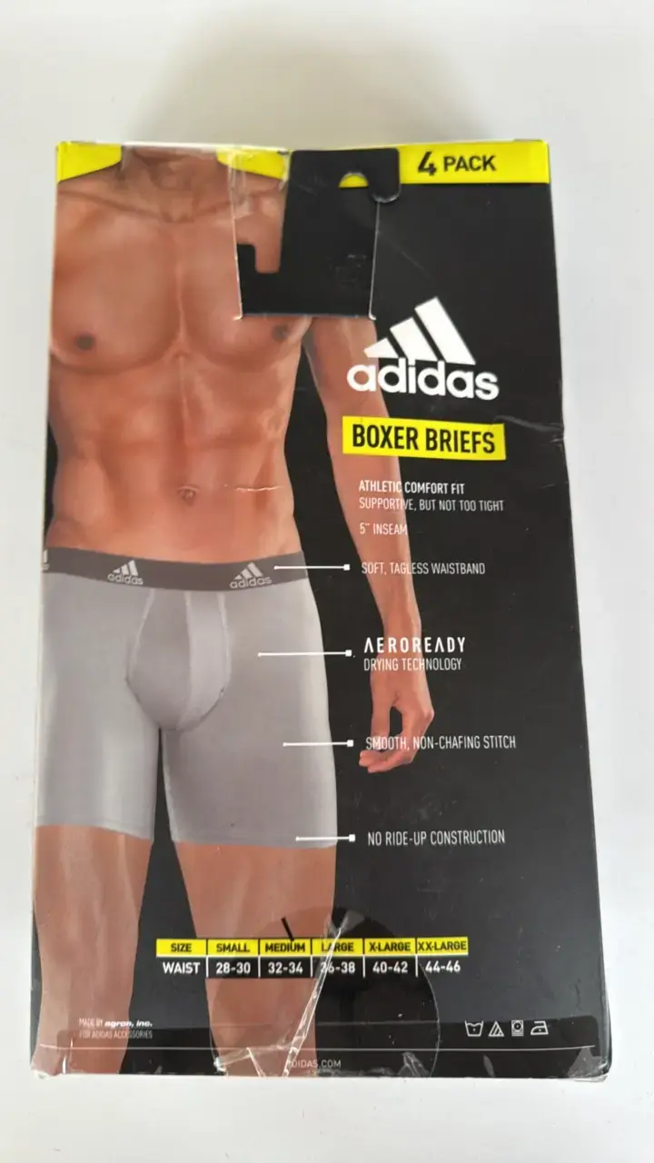 Pack de 4 bóxers Adidas Performance para hombre - 2