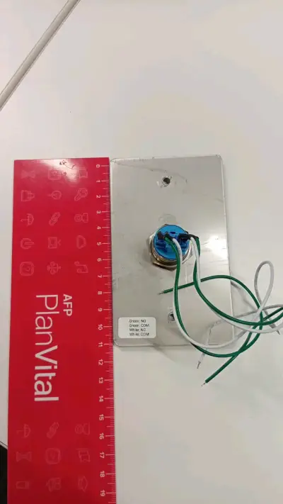 Placa de montaje con interruptor y cables - miniatura 2