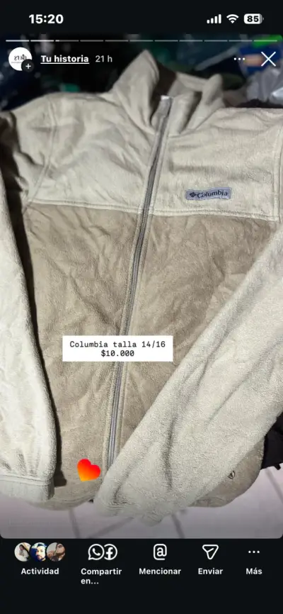 Chaqueta polar Columbia para niños - miniatura 3