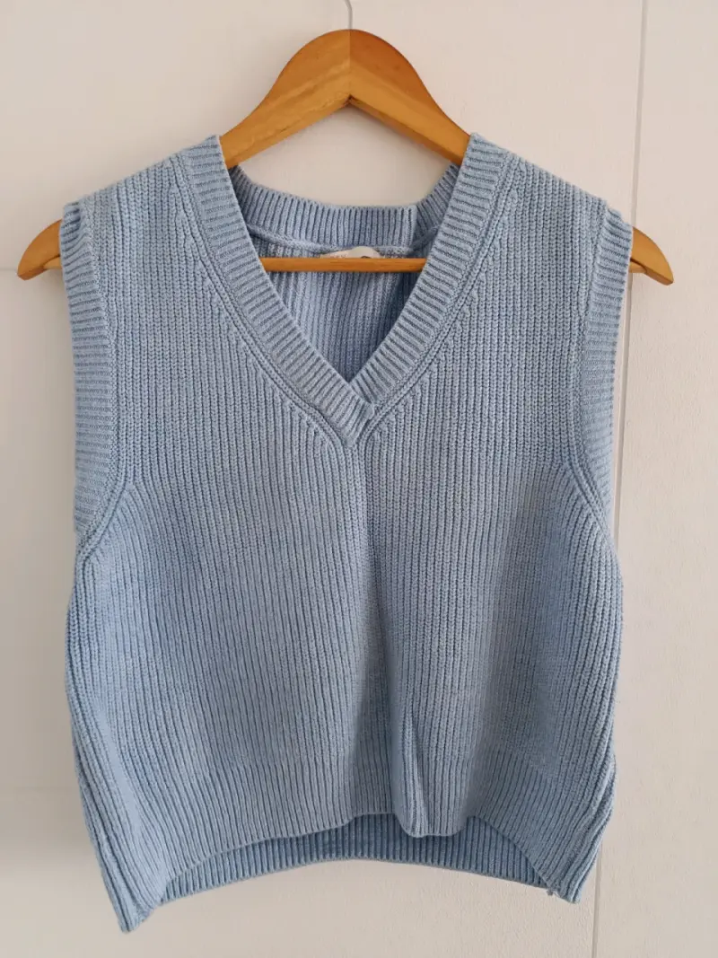 Chaleco/sweater sin mangas