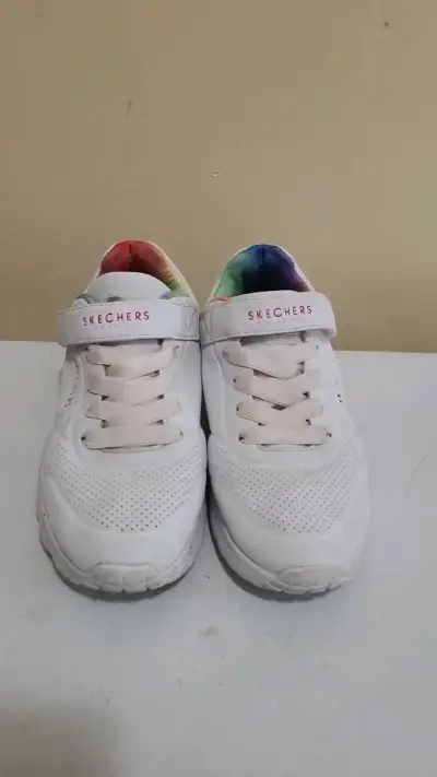 Zapatillas blancas Skechers con velcro TALLA 35 - miniatura 1