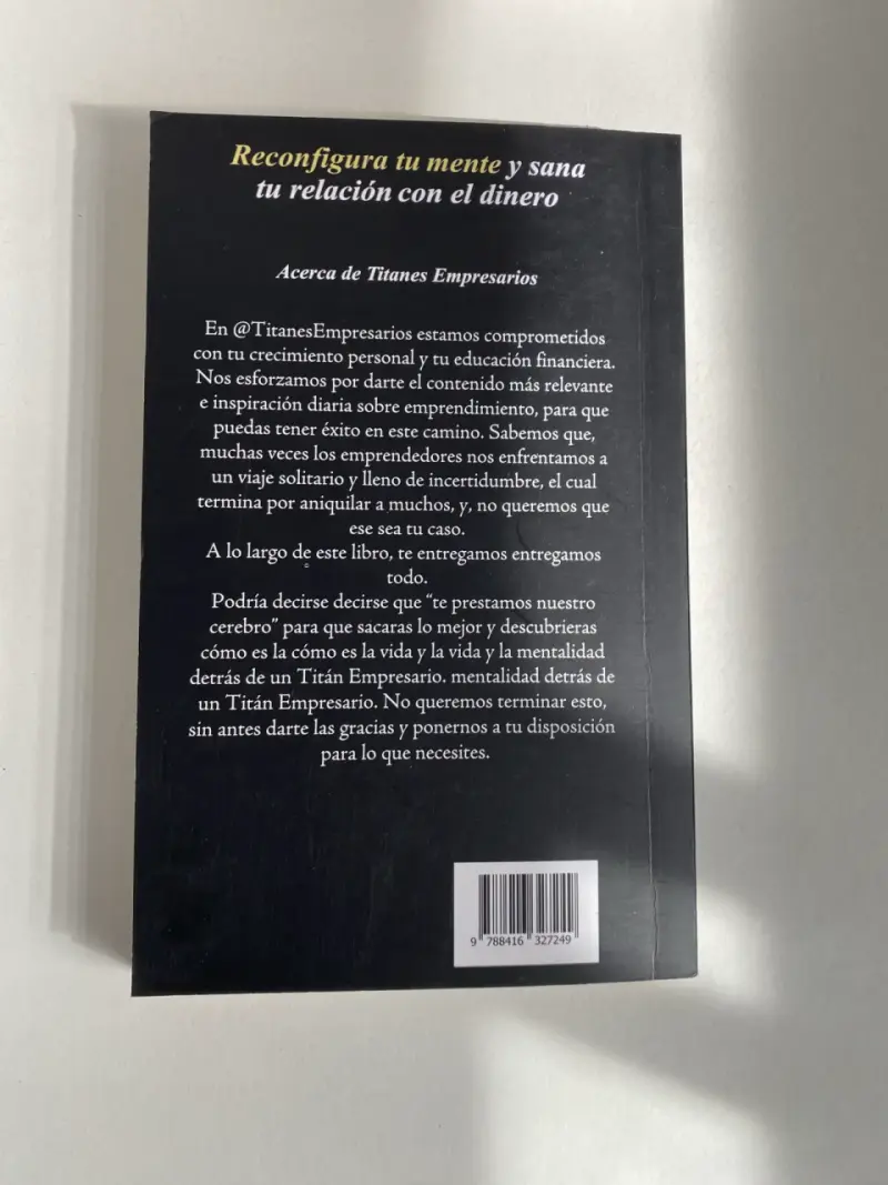 Libro Mentalidad de Titán de Luis F. Soto - 2
