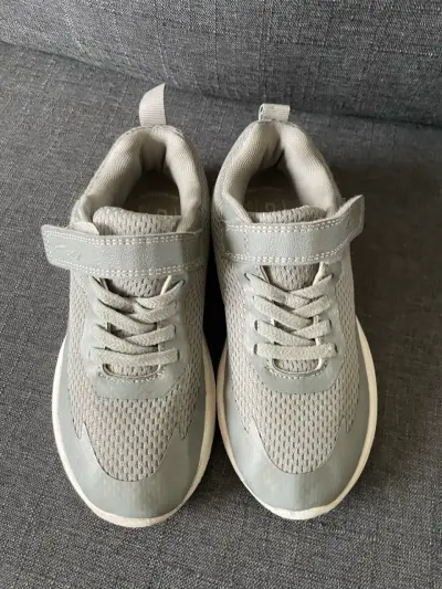 Zapatillas deportivas grises para niños talla 26 - miniatura 3