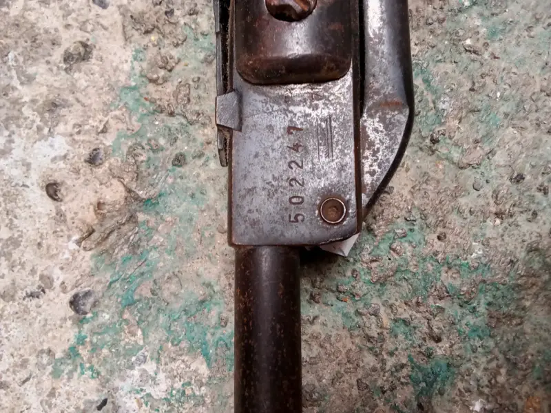 Rifle a poston antiguo - 2
