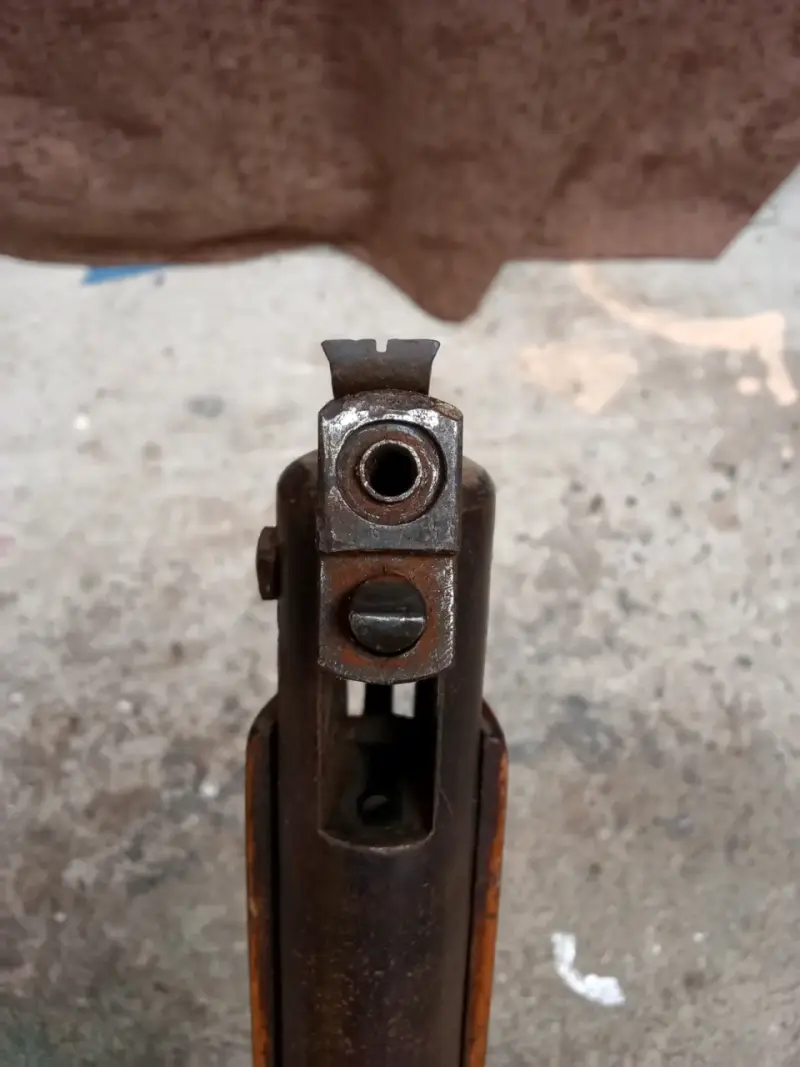 Rifle a poston antiguo - 3