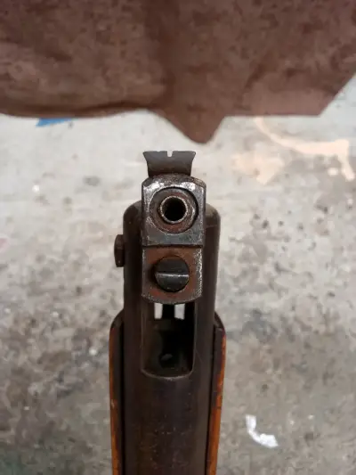 Rifle a poston antiguo - miniatura 3