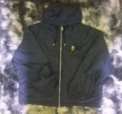 Chaqueta Nike azul con capucha - miniatura 1