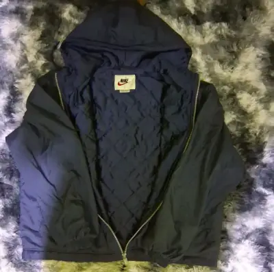 Chaqueta Nike azul con capucha - miniatura 3