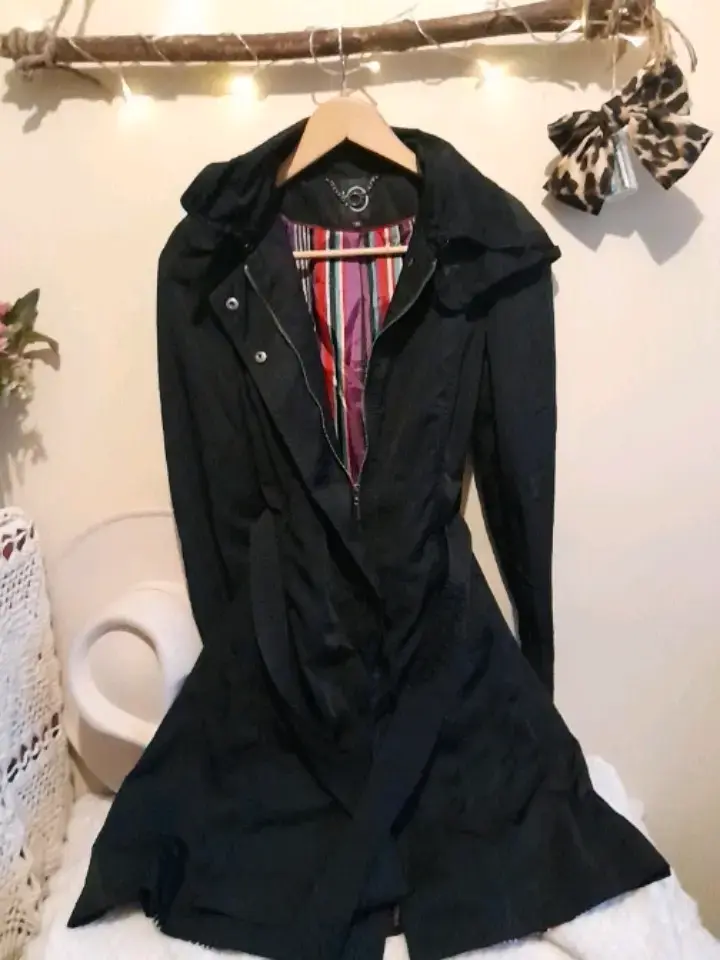 Abrigo negro iO talla S - 4