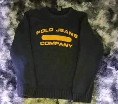 Suéter Polo Jeans Company azul marino - miniatura 1