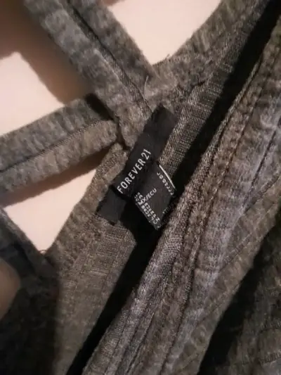 Cárdigan verde musgo con diseño cruzado Forever 21 - miniatura 3