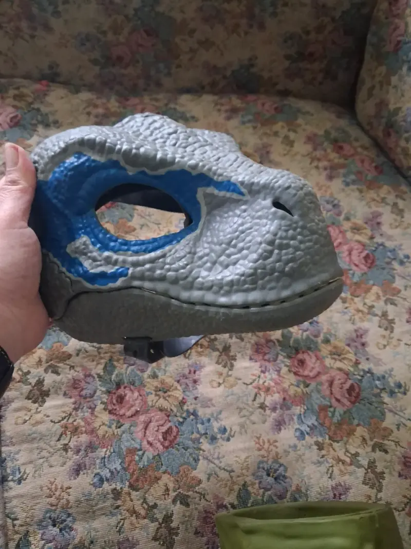 Disfraz de dinosaurio con garras y máscara - 2